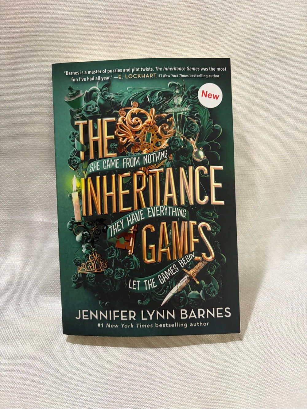 📚 3/$15 The Inheritance Games Jennifer Lynn Barnes Paperback Book YA Mystery
